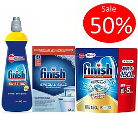 Viên rửa bát Finish Classic 100 viên/ hộp - Hương Chanh