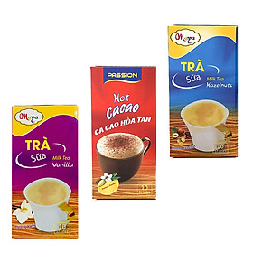 Combo Bột trà sữa (Matcha, Vanilla, Hazelnut)