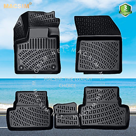 Thảm lót sàn ô tô nhựa TPU silicon Peugeot 3008 second generation 2016+ Nhãn hiệu Macsim