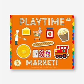 Sách lật mở tháo lắp sáng tạo - Đi chợ shopping - Playtime: Market