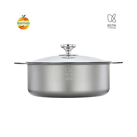 Mua Nồi titanium nắp thuỷ tinh KEITH Titanium Ti8125 - 5500ml
