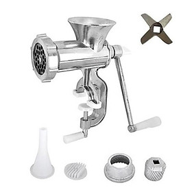 Mua Máy Xay Đa chức năng Bằng Nhôm Quay Tay (Xay Thịt  Nhồi Lạp Xưởng  Xúc Xích  Xay Bột  Làm Mì)