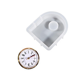 Desk Clocks Silicone Models Epoxy Clocks Resin Models Handmade European with Clocks for Craft Epoxy Resin Casting Gum Polymer