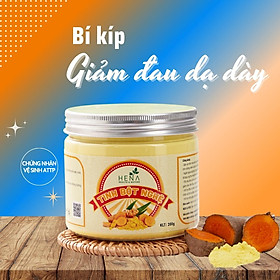 Tinh Bột Nghệ Vàng Nguyên Chất Hena 200g Cao Cấp Đạt Chuẩn Quốc Tế ISO