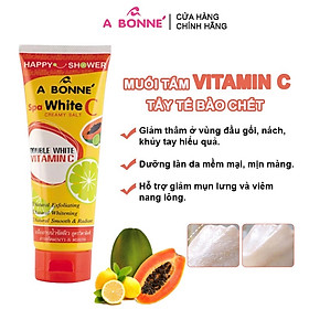 Muối Tắm Vitamin C Tẩy Tế Bào Chết Cơ Thể, Làm Trắng Da, Giảm Thâm Sạm