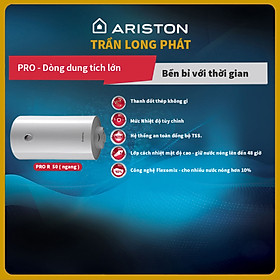 Bình Nước Nóng Gián Tiếp Ariston PRO R 50 H 2.5 FE - Hàng chính hãng