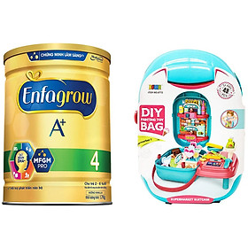 Combo 1 Lon Sữa Bột Enfagrow A+ 4 1.7kg Tặng Bộ Đồ Chơi Siêu Thị