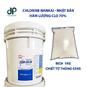 Mua Clorin 70% Nhật Bản  1KG chlorine Nankai Nhật Bản - Xử lí nước bể bơi  diệt rêu tảo  khử trùng nước sinh hoạt  ao hồ  sát khuẩn  tẩy trắng hiệu quả