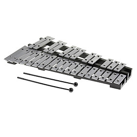 30 Tone Glockenspiel Xylophone Percussion Gift with Carrying Bag Mallets