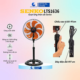 Quạt điện đứng 7 cánh senko lts1636 - giao màu ngẫu nhiên - hàng chính hãng