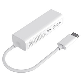 Adapter chuyển đổi từ cổng USB Type C sang cổng cắm dây mạng RJ45 dành cho Macbook
