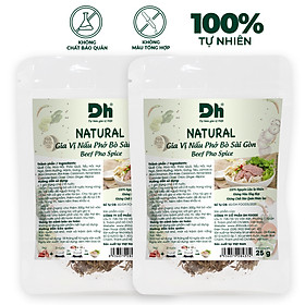 Hình ảnh Combo 2 gói Natural Gia Vị Nấu Phở Bò Sài Gòn Dh Foods