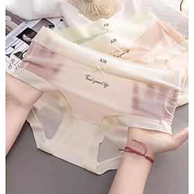 Quần lót nữ lụa tàng hình,đũng kháng khuẩn,co giãn 4 chiều,mềm mại,thoáng mát, không lộ viền cao cấp