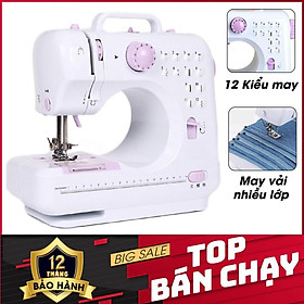 Máy Khâu Quần Áo, Máy May Mini Gia Đình 12 Kiểu May Cao Cấp, Siêu bền