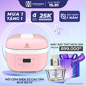 Mua Nồi Cơm Điện Tử Cao Tần HAWONKOO RCH-152 1 5 Lít Nấu Cơm Ngon Hàng Chính Hãng Bảo Hành 12 Tháng - Thương hiệu Hàn Quốc