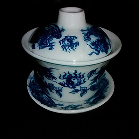 Mua (Giá nhà lò) Bát sâm cỡ nhỏ D7 5cm gốm sứ Bát Tràng bày ban thờ