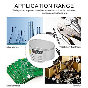 Ultrasonic Jewelry Cleaner Digital Sonic Cleanser for Watches Glasses