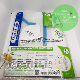 Mua Đồ bảo hộ y tế level 3 7 món cao cấp SHB pro mask đầy đủ giấy kiểm định