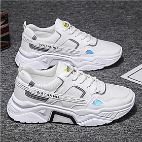Giày nam, giày sneaker thể thao nam phản quang tăng chiều cao đế đôn 5cm mẫu mới phong cách trẻ QA346