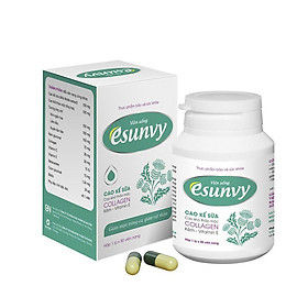 Viên Uống Esunvy - Thanh nhiệt, giải độc - Giảm mụn trứng cá, hạn chế vết thâm - Hộp 30 viên nang