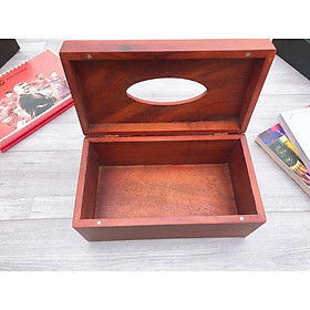 Mua Hộp Đựng Giấy Ăn Gỗ Hương Cao Cấp Hình Chữ Nhật Trạm Khắc Tinh Sảo ( hình thật )