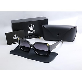 Kính Mắt Nữ HAVU-H3 Chính Hãng Cao Cấp, Ôm Sát Khuôn Mặt, Chống Tia UV + Full Box HAVU + Khăn Lau Kính + Tặng Combo TẨY DA CHẾT APPLE WHITE PELLING GEL BEAUSKIN chính hãng