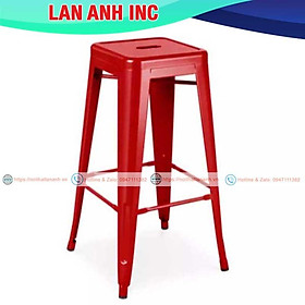 Mua Ghế quầy bar  ghế đảo bếp  ghế ban công tolix chân sắt cao không tựa nhập khẩu đẹp siêu bền LA-GB07