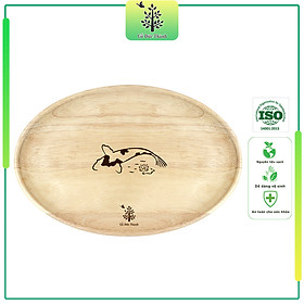 Đĩa khay gỗ Oval size lớn - Gỗ Đức Thành 28131 - Đựng Đồ Ăn | Trang Trí | Chụp Hình | Decor | Đạt tiêu chuẩn xuất khẩu