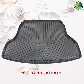 Thảm lót cốp xe ô tô (qd) Kia K3 (Cerato) 2017 đến nay chất liệu TPV thương hiệu Macsim màu đen