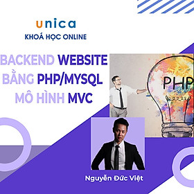 Khóa Học Lập Trình Backend Cho Website Bằng PHP/MYSQL Theo Mô Hình MVC