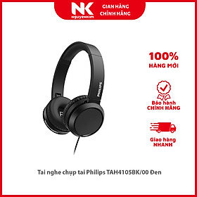 Mua Tai nghe chụp tai Philips TAH4105BK/00 Đen - Hàng Chính Hãng