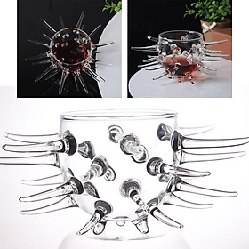 Cocktail Glass Urchin Shaped Drinkware Glassware for Family Gatherings Bar