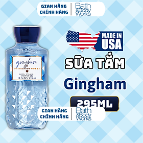 Body Mist Bath And Body Works Nam Nữ Chính Hãng Gingham, Xịt Thơm Body Toàn Thân Hương Nước Hoa 236ml