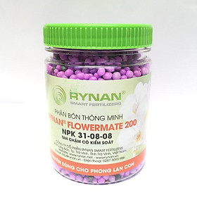 Phân thông minh tan chậm RYNAN 200 - 210 - 220 - 230 - 240 đầy đủ các giai đoạn phát triển chuyên cho hoa Lan - hoa cảnh và Bonsai