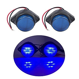 2 Pieces Car Pickup Trailer Side Marker Clearance 6 LED Signal Lights