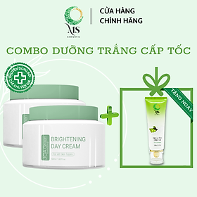 [MUA 2 TẶNG 1] Mua 2 Kem Dưỡng Da Mặt Brightening Day Cream 50ml - JOA GREEN Giúp Phục Hồi, Dưỡng Trắng Da Và Cải Thiện Nếp Nhăn (Tặng 1 Sữa Rửa Mặt MS 150ml) - Mỹ Phẩm MS COSMETIC