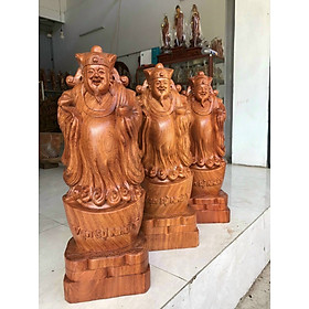 Mua Tượng phật ông thần tài hoan hỷ bằng gỗ hương đá kt cao 60×22×15cm