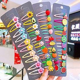 Xẹt kẹp tóc trẻ em cho mẹ bé gái siêu dễ thương mẫu đa dạng