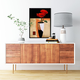 Mua Tranh canvas treo tường bình hoa nghệ thuật - BH011
