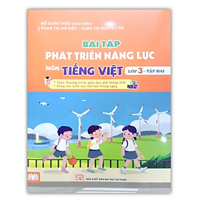 Sách - Bài tập phát triển năng lực môn Tiếng Việt lớp 3 ( tập 2 ) - chương trình giáo dục phổ thông mới - Cánh diều