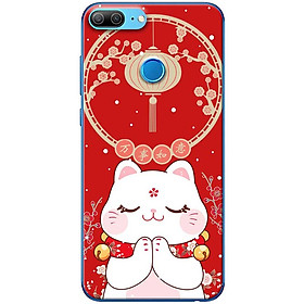 Ốp lưng dành cho Honor 9 Lite mẫu Mèo may mắn chắp tay