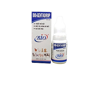 Bio Gentadrop 10ml Dung dịch Nhỏ Mắt Chó Mèo