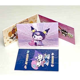 Xếp hình xốp A6 (4 in1) 12 mảnh -KUROMI