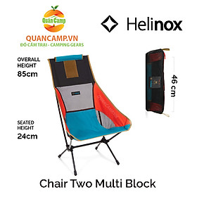 Ghế dã ngoại xếp gọn Helinox Chair Two Multi Block