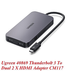 Bộ chuyển Thunderbolt 3 (USB Type-C) sang HDMI Ugreen 40869-Hàng chính hãng