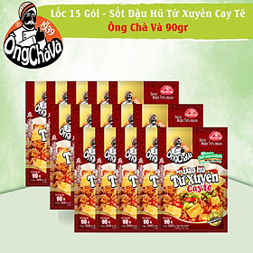 Lốc 15 Gói Sốt Đậu Hũ Tứ Xuyên Cay Tê Ông Chà Và 90g