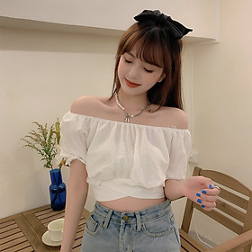 Áo Croptop Nữ Kiểu Dáng Hàn Quốc