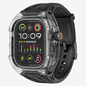 Ốp Case tích hợp dây đeo Lamborghini Style cho Apple Watch Ultra 1/2/3 49mm - Hàng Chính Hãng