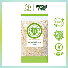 Yến Mạch Cán Dẹt Real Food (Oats) - 2kg/500g/100g/180g