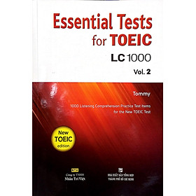 Hình ảnh Essential Test For TOEIC LC 1000 Vol 2 (Kèm CD)